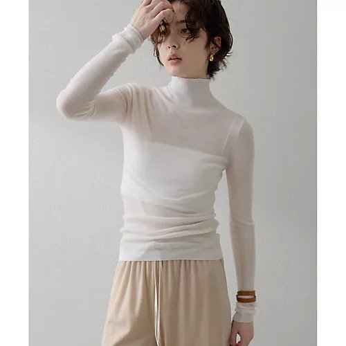 【ウィムガゼット/Whim Gazette】の【THE PAUSE】リブハイネックプルオーバー 人気、トレンドファッション・服の通販 founy(ファニー) 　ファッション　Fashion　レディースファッション　Fashion for Women　トップス・カットソー　Cut & Sew Tops　カジュアルプルオーバー・ニットトップス　Pullovers & Knit Tops / Casual Pullovers　アクセサリー　Fashion Accessories　インナー　Innerwear　エアリー　Airy Texture　ヴィンテージ　Vintage Style　グラデーション　Gradient, Ombre　コンパクト　Compact, Small Size　シンプル　Simple, Minimal　タートル　Turtleneck, Turtle Collar　ワーク　Workwear, Utility Style　エレガント 上品　Elegant　2025年　2025　2025-2026秋冬・A/W　Autumn/Winter 2025–26 AW25–26　other-3|ID: prp329100004684665 ipo3291000000033830917