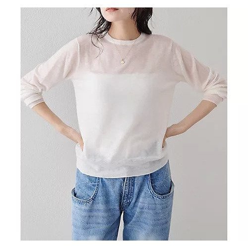 【ウィムガゼット/Whim Gazette】の【THE PAUSE】ハイゲージプルオーバー インテリア・キッズ・メンズ・レディースファッション・服の通販 founy(ファニー) 　ファッション　Fashion　レディースファッション　Fashion for Women　トップス・カットソー　Cut & Sew Tops　カジュアルプルオーバー・ニットトップス　Pullovers & Knit Tops / Casual Pullovers　アクセサリー　Fashion Accessories　インナー　Innerwear　エアリー　Airy Texture　ヴィンテージ　Vintage Style　グラデーション　Gradient, Ombre　シンプル　Simple, Minimal　ベビー　Baby, Babywear　ワーク　Workwear, Utility Style　エレガント 上品　Elegant　2025年　2025　2025-2026秋冬・A/W　Autumn/Winter 2025–26 AW25–26　オフホワイト|ID: prp329100004684668 ipo3291000000033830930