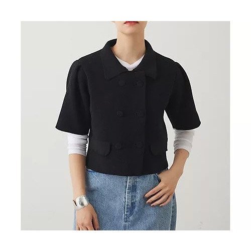 【ウィムガゼット/Whim Gazette】の【THE PAUSE】ベロアニットショートカーディガン 人気、トレンドファッション・服の通販 founy(ファニー) 　ファッション　Fashion　レディースファッション　Fashion for Women　トップス・カットソー　Cut & Sew Tops　ニット　Knit Tops & Sweaters　カーディガン・羽織り　Layered Style Cardigans　ベロアトップス　Velour Tops / Velvet-Look Items　ヴィンテージ　Vintage Style　カットソー　Cut and Sewn Top　カーディガン　Cardigan, Knitwear　クラシカル　Classical, Vintage-Inspired　グラデーション　Gradient, Ombre　ショート　Short, Short Length　ジャケット　Jacket, Outerwear　スマート　Smart, Elegant　セットアップ　Set-Up, Coordinated Outfit　ダブル　Double, Double-Breasted　ベロア　Velour, Soft Velvet　半袖　Short Sleeve, Half Sleeve　ロング　Long, Long-Length　ワーク　Workwear, Utility Style　おすすめ　Recommended / Our Picks　2025年　2025　2025-2026秋冬・A/W　Autumn/Winter 2025–26 AW25–26　other-2|ID: prp329100004684677 ipo3291000000033831000
