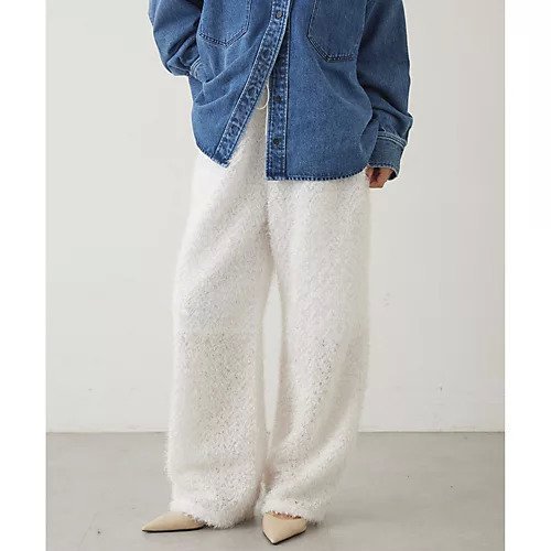【ウィムガゼット/Whim Gazette】の【THE PAUSE】フェザーチュールパンツ インテリア・キッズ・メンズ・レディースファッション・服の通販 founy(ファニー) 　ファッション　Fashion　レディースファッション　Fashion for Women　パンツ　Pants & Trousers　ヴィンテージ　Vintage Style　グラデーション　Gradient, Ombre　コクーン　Cocoon, Cocoon Silhouette　シンプル　Simple, Minimal　チュール　Tulip, Tulip Motif　ハーフ　Half, Half-Length　ワーク　Workwear, Utility Style　2025年　2025　2025-2026秋冬・A/W　Autumn/Winter 2025–26 AW25–26　オフホワイト|ID: prp329100004684688 ipo3291000000033831109