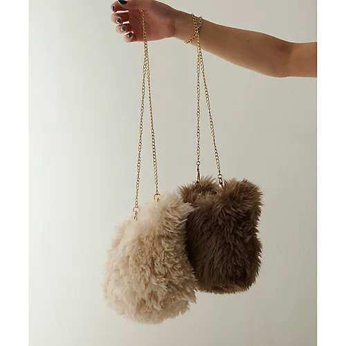 【ウィムガゼット/Whim Gazette】の【THE PAUSE】フェイクファーミニBAG 人気、トレンドファッション・服の通販 founy(ファニー) 　ファッション　Fashion　レディースファッション　Fashion for Women　バッグ　Bags　アクセサリー　Fashion Accessories　ヴィンテージ　Vintage Style　グラデーション　Gradient, Ombre　スマート　Smart, Elegant　財布　Wallet, Purse　チェーン　Chain, Chain Strap　フェイクファー　Faux Fur, Imitation Fur　フォルム　Silhouette, Form　ワーク　Workwear, Utility Style　2025年　2025　2025-2026秋冬・A/W　Autumn/Winter 2025–26 AW25–26　other-2|ID: prp329100004684695 ipo3291000000033831178