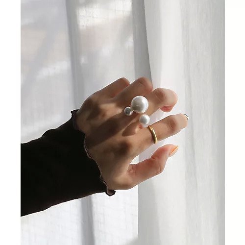 【コレカラ/collecala】の大粒パールフォークリング 人気、トレンドファッション・服の通販 founy(ファニー) ファッション Fashion レディースファッション Fashion for Women ネイル Nail, Nail Art パール Pearl, Pearl Accent モチーフ Motif, Design Theme 二次会 After Party 結婚式 Wedding other-1|ID: prp329100004684707 ipo3291000000033831252