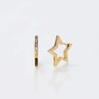 【フィービィー/phoebe】の【金属アレルギー対応】ワンタッチライナースタービジューフープピアス 人気、トレンドファッション・服の通販 founy(ファニー) ファッション Fashion レディースファッション Fashion for Women ジュエリー Jewelry, Accessories ビジュー Bijou, Jewel-like Accent モチーフ Motif, Design Theme thumbnail ゴールド|ID: prp329100004684709 ipo3291000000033832253