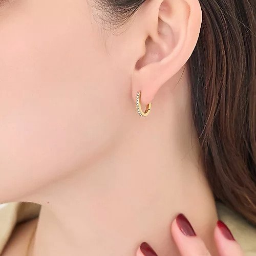 【フィービィー/phoebe】の【金属アレルギー対応】ワンタッチライナーオーバルビジューフープピアス インテリア・キッズ・メンズ・レディースファッション・服の通販 founy(ファニー) https://founy.com/ ファッション Fashion レディースファッション Fashion for Women オーバル Oval Design シンプル Simple, Minimal ジュエリー Jewelry, Accessories ビジュー Bijou, Jewel-like Accent フープ Hoop, Hoop Earrings |ID: prp329100004684710 ipo3291000000033832256