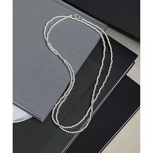 【ウィムガゼット/Whim Gazette】の【Hoaw.】シルバービース ロングネックレス インテリア・キッズ・メンズ・レディースファッション・服の通販 founy(ファニー) 　ファッション　Fashion　レディースファッション　Fashion for Women　ジュエリー　Jewelry　ネックレス　Necklaces & Pendants　アクセサリー　Fashion Accessories　シューズ　Shoes, Footwear　シルバー　Silver, Metallic Silver　スタンダード　Standard, Basic　ネックレス　Necklace, Pendant Necklace　モダン　Modern, Contemporary　ラウンド　Round, Round Neck　ロング　Long, Long-Length　おすすめ　Recommended / Our Picks　エレガント 上品　Elegant　2025年　2025　2025-2026秋冬・A/W　Autumn/Winter 2025–26 AW25–26　925シルバー|ID: prp329100004684714 ipo3291000000033831286