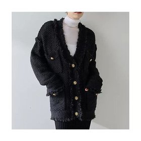 【ウィムガゼット/Whim Gazette】 ミックスヤーンニットツイードジャケット人気、トレンドファッション・服の通販 founy(ファニー) ファッション Fashion レディースファッション Fashion for Women アウター Coat / Outerwear Collection レディースジャケット・軽アウター Jackets アクリル Acrylic Material カーディガン Cardigan, Knitwear クラシカル Classical, Vintage-Inspired ジャケット Jacket, Outerwear ツイード Twill, Twill Weave フリンジ Fringe, Tassel 羽織 Haori, Light Jacket ミックス Mix, Mixed Style メタル Metal, Metal Parts 2025年 2025 2025-2026秋冬・A/W Autumn/Winter 2025–26 AW25–26 |ID:prp329100004684717