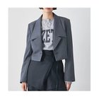 【ウィムガゼット/Whim Gazette】のウールギャバテーラージャケット 人気、トレンドファッション・服の通販 founy(ファニー) ファッション Fashion レディースファッション Fashion for Women アウター Coat / Outerwear Collection レディースジャケット・軽アウター Jackets クラシック Classic, Timeless Style クール Cool, Chic コンパクト Compact, Small Size ショート Short, Short Length ジャケット Jacket, Outerwear セットアップ Set-Up, Coordinated Outfit テーラード Tailored, Tailored Fit ドレープ Drape, Draping Fabric マニッシュ Mannish, Boyish おすすめ Recommended / Our Picks 2025年 2025 2025-2026秋冬・A/W Autumn/Winter 2025–26 AW25–26 thumbnail グレー|ID: prp329100004684718 ipo3291000000033831305