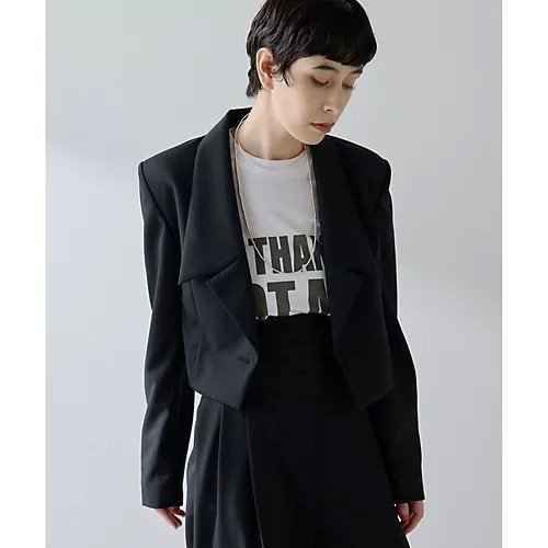 【ウィムガゼット/Whim Gazette】のウールギャバテーラージャケット 人気、トレンドファッション・服の通販 founy(ファニー) 　ファッション　Fashion　レディースファッション　Fashion for Women　アウター　Coat / Outerwear Collection　レディースジャケット・軽アウター　Jackets　クラシック　Classic, Timeless Style　クール　Cool, Chic　コンパクト　Compact, Small Size　ショート　Short, Short Length　ジャケット　Jacket, Outerwear　セットアップ　Set-Up, Coordinated Outfit　テーラード　Tailored, Tailored Fit　ドレープ　Drape, Draping Fabric　マニッシュ　Mannish, Boyish　おすすめ　Recommended / Our Picks　2025年　2025　2025-2026秋冬・A/W　Autumn/Winter 2025–26 AW25–26　other-2|ID: prp329100004684718 ipo3291000000033831307