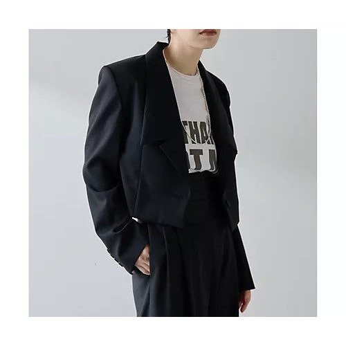 【ウィムガゼット/Whim Gazette】のウールギャバテーラージャケット 人気、トレンドファッション・服の通販 founy(ファニー) 　ファッション　Fashion　レディースファッション　Fashion for Women　アウター　Coat / Outerwear Collection　レディースジャケット・軽アウター　Jackets　クラシック　Classic, Timeless Style　クール　Cool, Chic　コンパクト　Compact, Small Size　ショート　Short, Short Length　ジャケット　Jacket, Outerwear　セットアップ　Set-Up, Coordinated Outfit　テーラード　Tailored, Tailored Fit　ドレープ　Drape, Draping Fabric　マニッシュ　Mannish, Boyish　おすすめ　Recommended / Our Picks　2025年　2025　2025-2026秋冬・A/W　Autumn/Winter 2025–26 AW25–26　other-3|ID: prp329100004684718 ipo3291000000033831308