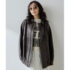 【ウィムガゼット/Whim Gazette】の【GEMINI】レザーブルゾン 人気、トレンドファッション・服の通販 founy(ファニー) ファッション Fashion レディースファッション Fashion for Women アウター Coat / Outerwear Collection ブルゾンジャケット・スポーティアウター Blouson Jackets 2025年 2025 2025-2026秋冬・A/W Autumn/Winter 2025–26 AW25–26 おすすめ Recommended / Our Picks トレンド Trend, Trending Now フロント Front, Front Design ブルゾン Blouson, Bomber Jacket thumbnail ダークブラウン|ID: prp329100004684719 ipo3291000000033831310