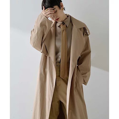 【ウィムガゼット/Whim Gazette】のロングトレンチコート 人気、トレンドファッション・服の通販 founy(ファニー) 　ファッション　Fashion　レディースファッション　Fashion for Women　アウター　Coat / Outerwear Collection　コート・ロングコート・ピーコート　Long Coats, Peacoats & More　トレンチコート / 春秋の定番アウター　Trench Coats　2025年　2025　2025-2026秋冬・A/W　Autumn/Winter 2025–26 AW25–26　インナー　Innerwear　シンプル　Simple, Minimal　タイプライター　Typewriter Fabric, Crisp Cotton　ロング　Long, Long-Length　エレガント 上品　Elegant　other-3|ID: prp329100004684721 ipo3291000000033831322