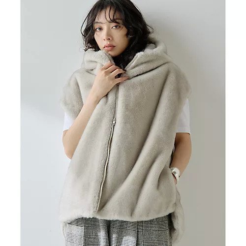 【ウィムガゼット/Whim Gazette】のミンクフェイクファーブルゾン 人気、トレンドファッション・服の通販 founy(ファニー) 　ファッション　Fashion　レディースファッション　Fashion for Women　アウター　Coat / Outerwear Collection　ブルゾンジャケット・スポーティアウター　Blouson Jackets　2025年　2025　2025-2026秋冬・A/W　Autumn/Winter 2025–26 AW25–26　フロント　Front, Front Design　プリント　Print, Printed Pattern　A/W・秋冬　Autumn/Winter　 other-1|ID: prp329100004684722 ipo3291000000033831323