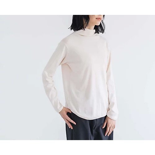 【ディー/D】のコットンフライスハイネックプルオーバー インテリア・キッズ・メンズ・レディースファッション・服の通販 founy(ファニー) 　ファッション　Fashion　レディースファッション　Fashion for Women　トップス・カットソー　Cut & Sew Tops　カジュアルプルオーバー・ニットトップス　Pullovers & Knit Tops / Casual Pullovers　インナー　Innerwear　カットソー　Cut and Sewn Top　ハイネック　High Neck, Mock Neck　フィット　Fit, Slim Fit　エレガント 上品　Elegant　無地　Plain, Solid Color　クリーム|ID: prp329100004684846 ipo3291000000033832013