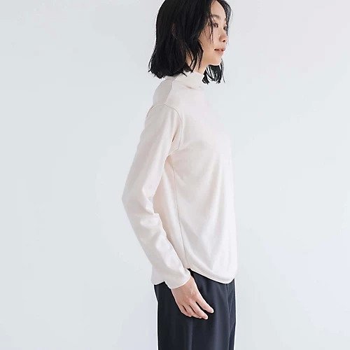 【ディー/D】のコットンフライスハイネックプルオーバー 人気、トレンドファッション・服の通販 founy(ファニー) 　ファッション　Fashion　レディースファッション　Fashion for Women　トップス・カットソー　Cut & Sew Tops　カジュアルプルオーバー・ニットトップス　Pullovers & Knit Tops / Casual Pullovers　インナー　Innerwear　カットソー　Cut and Sewn Top　ハイネック　High Neck, Mock Neck　フィット　Fit, Slim Fit　エレガント 上品　Elegant　無地　Plain, Solid Color　other-2|ID: prp329100004684846 ipo3291000000033832014