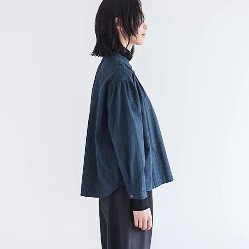 【ディー/D】のコットンチェックタックシャツ 人気、トレンドファッション・服の通販 founy(ファニー) 　ファッション　Fashion　レディースファッション　Fashion for Women　トップス・カットソー　Cut & Sew Tops　シャツ・ブラウス・オフィスカジュアル　Elegant Blouses & Button-Ups　おすすめ　Recommended / Our Picks　インナー　Innerwear　カットソー　Cut and Sewn Top　定番　Standard, Basic Item　other-3|ID: prp329100004684856 ipo3291000000033832071