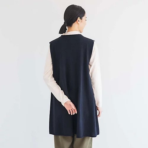 【その他のブランド/Other】のラムウールワンピースベスト 人気、トレンドファッション・服の通販 founy(ファニー) 　ファッション　Fashion　レディースファッション　Fashion for Women　アウター　Coat / Outerwear Collection　おすすめ　Recommended / Our Picks　シンプル　Simple, Minimal　チュニック　Tunic, Long Top　ベスト　Vest, Waistcoat　ボトルネック　Bottle Neck, Mock Neck　ワイド　Wide, Wide Fit　other-3|ID: prp329100004684873 ipo3291000000033832147