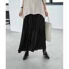 【スタイルデリ/STYLE DELI】の【なめらか全周ゴムウエスト】ジョーゼットプリーツスカート 人気、トレンドファッション・服の通販 founy(ファニー) ファッション Fashion レディースファッション Fashion for Women スカート Skirts プリーツスカート / 上品フェミニンスタイル Pleated Skirts くるぶし Ankle-Length クール Cool, Chic 軽量 Lightweight, Ultra Light シンプル Simple, Minimal ジョーゼット Georgette, Semi-Sheer Fabric スリット Slit, Slit Detail トレンド Trend, Trending Now 定番 Standard, Basic Item なめらか Smooth, Silky Texture 人気 Popular, Best Seller バランス Balance, Style Balance フェミニン Feminine, Girly フォルム Silhouette, Form プリーツ Pleats, Pleated ポケット Pocket, Pocket Detail thumbnail ブラック|ID: prp329100004684877 ipo3291000000033832177