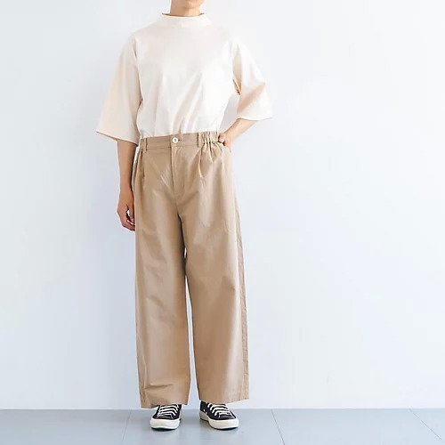 【ディー/D】のコットンリネンワッシャーウェザーパンツ 人気、トレンドファッション・服の通販 founy(ファニー) 　ファッション　Fashion　レディースファッション　Fashion for Women　パンツ　Pants & Trousers　シンプル　Simple, Minimal　ワイド　Wide, Wide Fit　夏　Summer　other-2|ID: prp329100004684879 ipo3291000000033832194