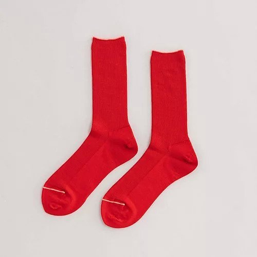 【その他のブランド/Other】のWool RIB Socks インテリア・キッズ・メンズ・レディースファッション・服の通販 founy(ファニー) 　ファッション　Fashion　レディースファッション　Fashion for Women　ソックス&靴下　Socks & Hosiery　シンプル　Simple, Minimal　レッド|ID: prp329100004684891 ipo3291000000033832245