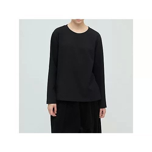 【ミズイロ インド/mizuiro ind】のジャカードクルーネックプルオーバー 人気、トレンドファッション・服の通販 founy(ファニー) 　ファッション　Fashion　レディースファッション　Fashion for Women　トップス・カットソー　Cut & Sew Tops　カジュアルプルオーバー・ニットトップス　Pullovers & Knit Tops / Casual Pullovers　カットソー　Cut and Sewn Top　シンプル　Simple, Minimal　セットアップ　Set-Up, Coordinated Outfit　ベーシック　Basic, Essential　エレガント 上品　Elegant　 other-1|ID: prp329100004686297 ipo3291000000033840549