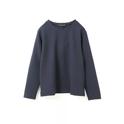【ミズイロ インド/mizuiro ind】のジャカードクルーネックプルオーバー インテリア・キッズ・メンズ・レディースファッション・服の通販 founy(ファニー) 　ファッション　Fashion　レディースファッション　Fashion for Women　トップス・カットソー　Cut & Sew Tops　カジュアルプルオーバー・ニットトップス　Pullovers & Knit Tops / Casual Pullovers　カットソー　Cut and Sewn Top　シンプル　Simple, Minimal　セットアップ　Set-Up, Coordinated Outfit　ベーシック　Basic, Essential　エレガント 上品　Elegant　ネイビー|ID: prp329100004686297 ipo3291000000033840554