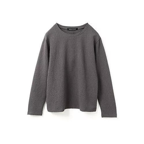 【ミズイロ インド/mizuiro ind】のジャカードクルーネックプルオーバー インテリア・キッズ・メンズ・レディースファッション・服の通販 founy(ファニー) 　ファッション　Fashion　レディースファッション　Fashion for Women　トップス・カットソー　Cut & Sew Tops　カジュアルプルオーバー・ニットトップス　Pullovers & Knit Tops / Casual Pullovers　カットソー　Cut and Sewn Top　シンプル　Simple, Minimal　セットアップ　Set-Up, Coordinated Outfit　ベーシック　Basic, Essential　エレガント 上品　Elegant　グレー|ID: prp329100004686297 ipo3291000000033840556