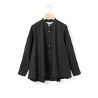 【ミディウミ/MidiUmi】のAラインバンドカラーシャツ 人気、トレンドファッション・服の通販 founy(ファニー) ファッション Fashion レディースファッション Fashion for Women トップス・カットソー Cut & Sew Tops シャツ・ブラウス・オフィスカジュアル Elegant Blouses & Button-Ups タイプライター Typewriter Fabric, Crisp Cotton ベーシック Basic, Essential ヨーク Yoke, Yoke Design 定番 Standard, Basic Item thumbnail ブラック|ID: prp329100004686301 ipo3291000000033928291