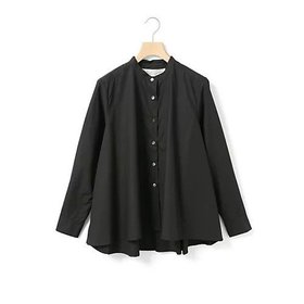 【ミディウミ/MidiUmi】 Aラインバンドカラーシャツ人気、トレンドファッション・服の通販 founy(ファニー) ファッション Fashion レディースファッション Fashion for Women トップス・カットソー Cut & Sew Tops シャツ・ブラウス・オフィスカジュアル Elegant Blouses & Button-Ups タイプライター Typewriter Fabric, Crisp Cotton ベーシック Basic, Essential ヨーク Yoke, Yoke Design 定番 Standard, Basic Item |ID:prp329100004686301