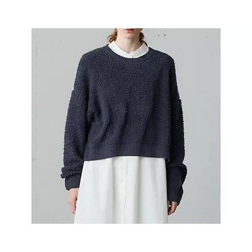 【ミディウミ/MidiUmi】のパイルボアニットプルオーバー インテリア・キッズ・メンズ・レディースファッション・服の通販 founy(ファニー) 　ファッション　Fashion　レディースファッション　Fashion for Women　トップス・カットソー　Cut & Sew Tops　ニット　Knit Tops & Sweaters　カジュアルプルオーバー・ニットトップス　Pullovers & Knit Tops / Casual Pullovers　シンプル　Simple, Minimal　バランス　Balance, Style Balance　ベーシック　Basic, Essential　ネイビー|ID: prp329100004686316 ipo3291000000035732888