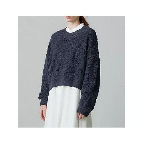 【ミディウミ/MidiUmi】のパイルボアニットプルオーバー 人気、トレンドファッション・服の通販 founy(ファニー) 　ファッション　Fashion　レディースファッション　Fashion for Women　トップス・カットソー　Cut & Sew Tops　ニット　Knit Tops & Sweaters　カジュアルプルオーバー・ニットトップス　Pullovers & Knit Tops / Casual Pullovers　シンプル　Simple, Minimal　バランス　Balance, Style Balance　ベーシック　Basic, Essential　other-2|ID: prp329100004686316 ipo3291000000035732891