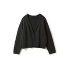 【ミズイロ インド/mizuiro ind】のリリーヤーンVネックカーディガン ブラック|ID: prp329100004686325 ipo3291000000036319325
