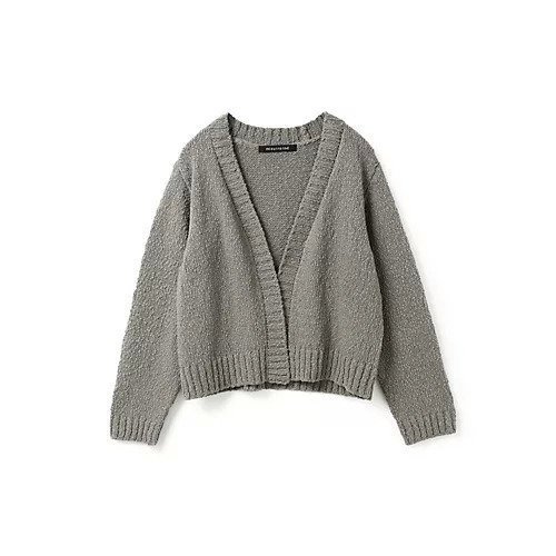 【ミズイロ インド/mizuiro ind】のリリーヤーンVネックカーディガン 人気、トレンドファッション・服の通販 founy(ファニー) 　ファッション　Fashion　レディースファッション　Fashion for Women　トップス・カットソー　Cut & Sew Tops　カーディガン・羽織り　Layered Style Cardigans　Vネックトップス　V-Neck Tops / V-Cut Neckline Shirts　カーディガン　Cardigan, Knitwear　ショート　Short, Short Length　フロント　Front, Front Design　ワイド　Wide, Wide Fit　A/W・秋冬　Autumn/Winter　other-3|ID: prp329100004686325 ipo3291000000036319328