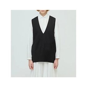 【ミズイロ インド/mizuiro ind】 pleats hem V neck vest人気、トレンドファッション・服の通販 founy(ファニー) ファッション Fashion レディースファッション Fashion for Women アウター Coat / Outerwear Collection トップス・カットソー Cut & Sew Tops ベスト&ジレ / 重ね着スタイル Vests & Gilets インナー Innerwear プリーツ Pleats, Pleated ベスト Vest, Waistcoat エレガント 上品 Elegant 夏 Summer 秋 Autumn |ID:prp329100004686328