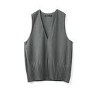 【ミズイロ インド/mizuiro ind】のpleats hem V neck vest gray|ID: prp329100004686328 ipo3291000000035304521