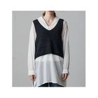 【ミディウミ/MidiUmi】のパイルボアニットベスト チャコールグレー|ID: prp329100004686339 ipo3291000000035309171