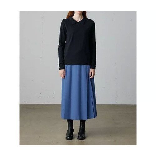 【ミディウミ/MidiUmi】のカラープリーツスカート インテリア・キッズ・メンズ・レディースファッション・服の通販 founy(ファニー) 　ファッション　Fashion　レディースファッション　Fashion for Women　スカート　Skirts　プリーツスカート / 上品フェミニンスタイル　Pleated Skirts　フラット　Flat, Flat Shoes　フロント　Front, Front Design　プリーツ　Pleats, Pleated　今季　This Season, Current Season　再入荷　Restock / Back in Stock　ブルー|ID: prp329100004686352 ipo3291000000033840876
