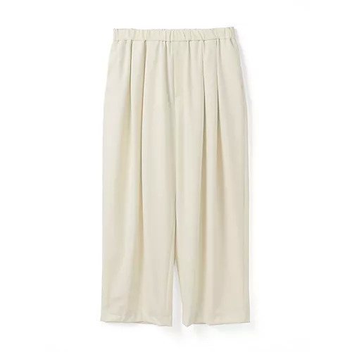 【ミズイロ インド/mizuiro ind】のワイドタックパンツ インテリア・キッズ・メンズ・レディースファッション・服の通販 founy(ファニー) 　ファッション　Fashion　レディースファッション　Fashion for Women　パンツ　Pants & Trousers　ストレッチ　Stretch, Stretchy Fabric　テーパード　Tapered, Tapered Pants　ワイド　Wide, Wide Fit　今季　This Season, Current Season　再入荷　Restock / Back in Stock　秋　Autumn　アイボリー|ID: prp329100004686358 ipo3291000000033840915