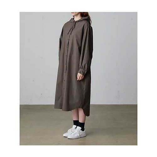 【ミディウミ/MidiUmi】のフード付きシャツワンピース 人気、トレンドファッション・服の通販 founy(ファニー) 　ファッション　Fashion　レディースファッション　Fashion for Women　ワンピース　Dresses　シャツワンピース / 1枚で着映えコーデ　Shirt Dresses　タイプライター　Typewriter Fabric, Crisp Cotton　ベスト　Vest, Waistcoat　other-2|ID: prp329100004686362 ipo3291000000033840964