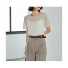【スタイルデリ/STYLE DELI】の【LUXE】バブルカットソーの端っこメロウTシャツ 人気、トレンドファッション・服の通販 founy(ファニー) ファッション Fashion レディースファッション Fashion for Women トップス・カットソー Cut & Sew Tops シャツ・ブラウス・オフィスカジュアル Elegant Blouses & Button-Ups ロングTシャツ・Tシャツ Longline T-Shirts & Tees カットソー・ベーシックTシャツ Cut-and-Sewn Tops / Stretch Tees & Basics イエロー Yellow インナー Innerwear 秋 Autumn カットソー Cut and Sewn Top カーディガン Cardigan, Knitwear サロペット Overalls, Salopette シアー Sheer, See-Through ジャケット Jacket, Outerwear ストレート Straight, Straight Cut スリット Slit, Slit Detail 定番 Standard, Basic Item 半袖 Short Sleeve, Half Sleeve ラウンド Round, Round Neck 夏 Summer thumbnail アイボリー|ID: prp329100004686519 ipo3291000000033842197