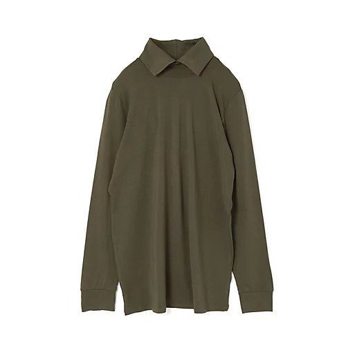 【ミズイロ インド/mizuiro ind】のshirt collar high neck P/O インテリア・キッズ・メンズ・レディースファッション・服の通販 founy(ファニー) 　ファッション　Fashion　レディースファッション　Fashion for Women　トップス・カットソー　Cut & Sew Tops　シャツ・ブラウス・オフィスカジュアル　Elegant Blouses & Button-Ups　インナー　Innerwear　ストレッチ　Stretch, Stretchy Fabric　ハイネック　High Neck, Mock Neck　フィット　Fit, Slim Fit　今季　This Season, Current Season　定番　Standard, Basic Item　春　Spring　khaki|ID: prp329100004686522 ipo3291000000033842215