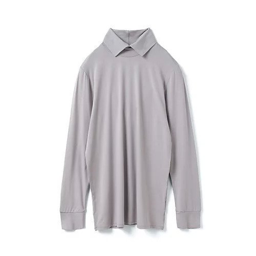 【ミズイロ インド/mizuiro ind】のshirt collar high neck P/O インテリア・キッズ・メンズ・レディースファッション・服の通販 founy(ファニー) 　ファッション　Fashion　レディースファッション　Fashion for Women　トップス・カットソー　Cut & Sew Tops　シャツ・ブラウス・オフィスカジュアル　Elegant Blouses & Button-Ups　インナー　Innerwear　ストレッチ　Stretch, Stretchy Fabric　ハイネック　High Neck, Mock Neck　フィット　Fit, Slim Fit　今季　This Season, Current Season　定番　Standard, Basic Item　春　Spring　l.gray|ID: prp329100004686522 ipo3291000000033842218