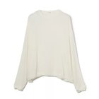 【イーバイエクラ/E by eclat】の【斉藤くみさんコラボ】カシミヤ混極上ワイドカットソー オフホワイト|ID:prp329100004689270