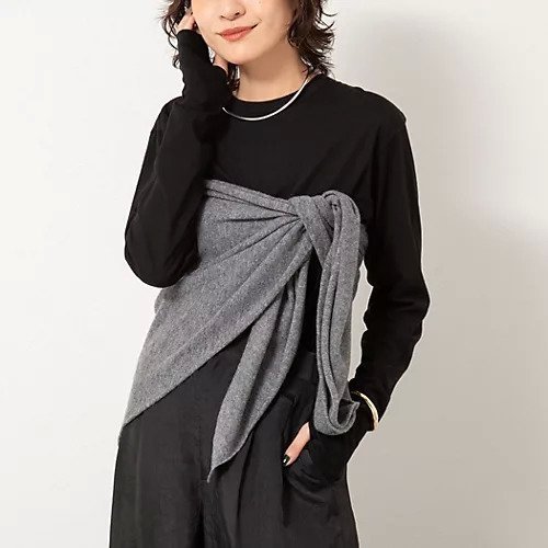 【ノーリーズ/NOLLEY'S】のMY STANDARD ウォッシャブルアルビニエアリータッチロンT 人気、トレンドファッション・服の通販 founy(ファニー) 　ファッション　Fashion　レディースファッション　Fashion for Women　トップス・カットソー　Cut & Sew Tops　ロングTシャツ・Tシャツ　Longline T-Shirts & Tees　2024年　2024　2024-2025秋冬・A/W　Autumn/Winter 2024–25 AW24–25　2025年　2025　2025-2026秋冬・A/W　Autumn/Winter 2025–26 AW25–26　イタリア　Italy　インナー　Innerwear　エアリー　Airy Texture　人気　Popular, Best Seller　定番　Standard, Basic Item　 other-1|ID: prp329100004689276 ipo3291000000033866419