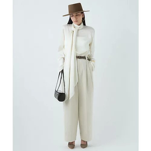 【カオス/Chaos】のイレーネブラウス 人気、トレンドファッション・服の通販 founy(ファニー) ファッション Fashion レディースファッション Fashion for Women トップス・カットソー Cut & Sew Tops シャツ・ブラウス・オフィスカジュアル Elegant Blouses & Button-Ups 2025年 2025 2025-2026秋冬・A/W Autumn/Winter 2025–26 AW25–26 冬 Winter / This Winter インナー Innerwear エレガント 上品 Elegant カフス Cuff Design サテン Satin, Glossy Fabric ショルダー Shoulder, Shoulder Strap ジャケット Jacket, Outerwear スタンド Stand Collar, Upright Stand ドロップ Drop Shoulder, Dropped Style マニッシュ Mannish, Boyish ロング Long, Long-Length other-2|ID: prp329100004689286 ipo3291000000033866488