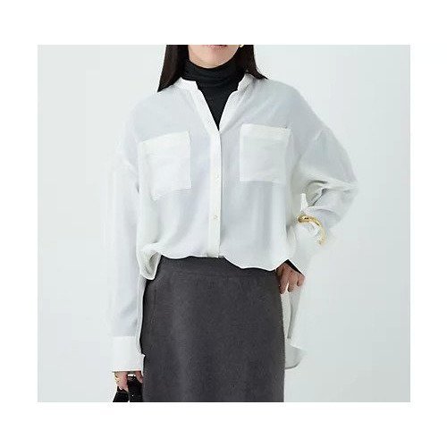 【カオス/Chaos】のパランビエラシャツ インテリア・キッズ・メンズ・レディースファッション・服の通販 founy(ファニー) 　ファッション　Fashion　レディースファッション　Fashion for Women　トップス・カットソー　Cut & Sew Tops　シャツ・ブラウス・オフィスカジュアル　Elegant Blouses & Button-Ups　冬　Winter / This Winter　バランス　Balance, Style Balance　フェミニン　Feminine, Girly　A/W・秋冬　Autumn/Winter　ホワイト|ID: prp329100004689288 ipo3291000000033866500