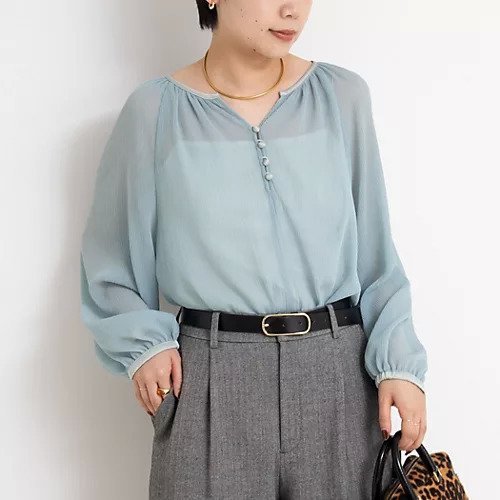 【ノーリーズソフィー/NOLLEY'S sophi】のウォッシャブル楊柳ギャザーブラウス 人気、トレンドファッション・服の通販 founy(ファニー)  ファッション Fashion レディースファッション Fashion for Women トップス・カットソー Cut & Sew Tops シャツ・ブラウス・オフィスカジュアル Elegant Blouses & Button-Ups 2025年 2025 2025-2026秋冬・A/W Autumn/Winter 2025–26 AW25–26 おすすめ Recommended / Our Picks ウォッシャブル Machine Washable ギャザー Gathered, Ruffled サテン Satin, Glossy Fabric シルク Silk, 100% Silk スプリング Spring, Spring Collection エレガント 上品 Elegant 秋 Autumn ビジネス 仕事 通勤 Business / Work / Commuting other-3|ID: prp329100004689291 ipo3291000000033866527