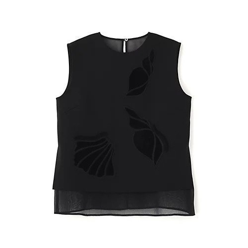 【アドーア/ADORE】のシークリーチャーズブラウス インテリア・キッズ・メンズ・レディースファッション・服の通販 founy(ファニー) 　ファッション　Fashion　レディースファッション　Fashion for Women　トップス・カットソー　Cut & Sew Tops　シャツ・ブラウス・オフィスカジュアル　Elegant Blouses & Button-Ups　おすすめ　Recommended / Our Picks　シアー　Sheer, See-Through　スタンダード　Standard, Basic　セットアップ　Set-Up, Coordinated Outfit　フィット　Fit, Slim Fit　ミックス　Mix, Mixed Style　モチーフ　Motif, Design Theme　夏　Summer　春　Spring　S/S・春夏　SS, Spring/Summer, Warm Season　ブラック|ID: prp329100004689299 ipo3291000000033866598