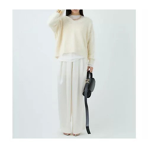 【カオス/Chaos】のシルファーVネックニット 人気、トレンドファッション・服の通販 founy(ファニー) 　ファッション　Fashion　レディースファッション　Fashion for Women　トップス・カットソー　Cut & Sew Tops　ニット　Knit Tops & Sweaters　Vネックトップス　V-Neck Tops / V-Cut Neckline Shirts　2025年　2025　2025-2026秋冬・A/W　Autumn/Winter 2025–26 AW25–26　冬　Winter / This Winter　おすすめ　Recommended / Our Picks　サテン　Satin, Glossy Fabric　シンプル　Simple, Minimal　other-3|ID: prp329100004689307 ipo3291000000034565507