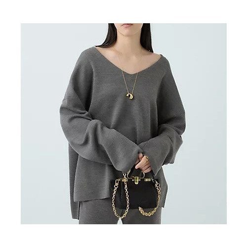 【カオス/Chaos】のシエラウールVネックニット インテリア・キッズ・メンズ・レディースファッション・服の通販 founy(ファニー) ファッション Fashion レディースファッション Fashion for Women トップス・カットソー Cut & Sew Tops ニット Knit Tops & Sweaters Vネックトップス V-Neck Tops / V-Cut Neckline Shirts 冬 Winter / This Winter セットアップ Set-Up, Coordinated Outfit A/W・秋冬 Autumn/Winter グレージュ|ID: prp329100004689310 ipo3291000000033866668