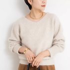 【ノーリーズソフィー/NOLLEY'S sophi】のヘアリー2WAYプルオーバーニット 人気、トレンドファッション・服の通販 founy(ファニー) ファッション Fashion レディースファッション Fashion for Women トップス・カットソー Cut & Sew Tops ニット Knit Tops & Sweaters カジュアルプルオーバー・ニットトップス Pullovers & Knit Tops / Casual Pullovers 2025年 2025 2025-2026秋冬・A/W Autumn/Winter 2025–26 AW25–26 フォックス Fox, Fox Fur thumbnail ベージュ|ID: prp329100004689317 ipo3291000000033866712